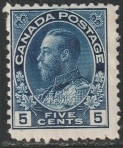 Canada 1912 Sc 111a MH* indigo