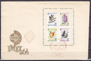 Hungary, Scott cat. B242b. Stamp Day. Topicals shown. First day cover.