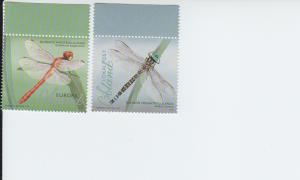 2012 Aland Dragonflies (Scott 332-33) MNH