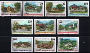 Liechtenstein # 1068 - 1077 MNH