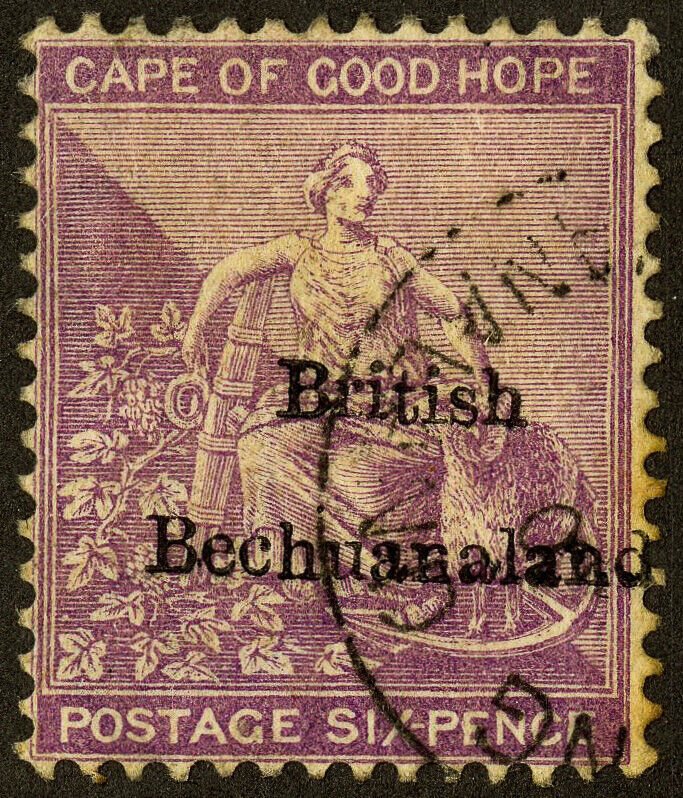 Bechuanaland Stamps # 8 Used VF Scott Value $40.00