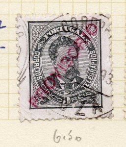 Portugal 1892-94 Early Issue Fine Used 5r. Optd NW-227980