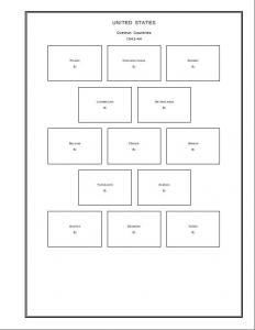 PRINTED UNITED STATES AMERICA 1847-2010 + 2011-2020 STAMP ALBUM PAGES (662 pgs)