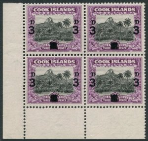 Cook Islands 115 block/4, MNH. Michel 60. Mt Ikurangi behind Avarua, 1940.