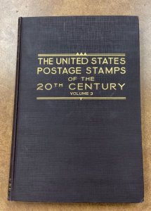 Max Johl  signed. US  Postage Stamps 20th Century Vol 3 1922- 1935 1st Ed 1935