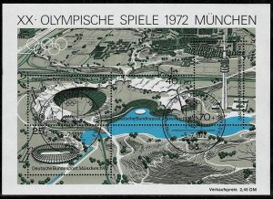 Germany 1972,Sc.#B489 used Olympic Games Munich