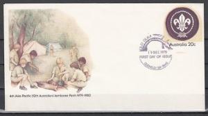 Australia, 19/DEC79 issue. 12th Scout Jamboree Postal Envelope. ^