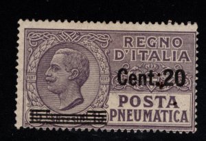 Italy Scott D12 MH* pneumatic mail stamp