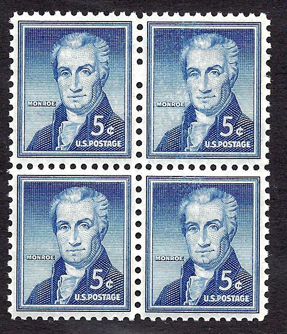 1038 Mint,OG,NH... Block of 4... SCV $1.00