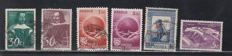Angola Small Mixture of Used Stamps