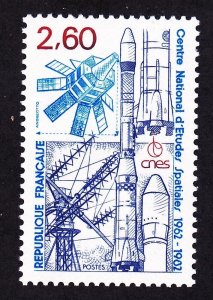 France 1835 MNH OG 1982 National Space Studies Center 20th Anniversary Issue VF