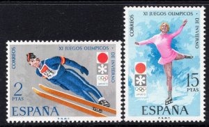 226 - Spain 1972 - Winter Olympic Games - Sapporo - Japan - MNH Set