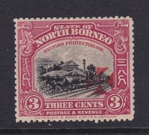 North Borneo, Scott B3 (SG 191), MHR