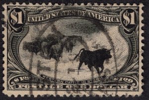 SC #292  Fine/Very Fine. Extremely faint creases. Cat: $700.00. Showpiece.