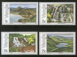 Venda 1981 Waterfalls Dam Lake Tourism Place Sc 44-47 MNH # 4323