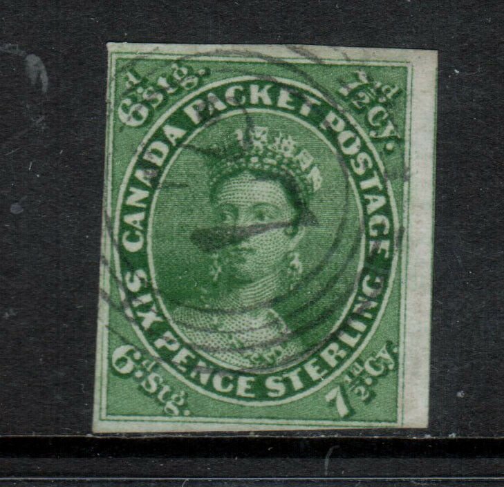 Canada #9 Very Fine Used With Ideal 4 Ring 27 Cancel