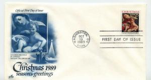 2427v Christmas 1989 Madonna booklet single, ArtCraft FDC