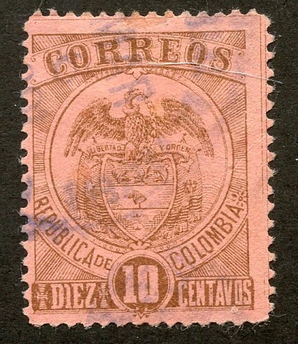 Colombia, Scott #164, Used