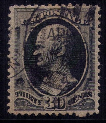 US Sc 154 Used 30c black VF/XF