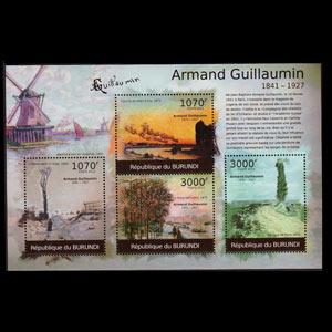 BURUNDI 2012 - Scott# 1036 S/S Guillaumin Ptgs NH