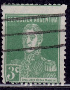 Argentina, 1923, San Martin, 3c, sc#343, used