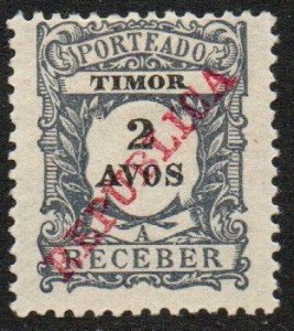 Timor Sc #J12 Mint no gum