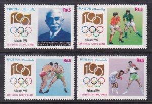 Pakistan 861-864 Summer Olympics MNH VF