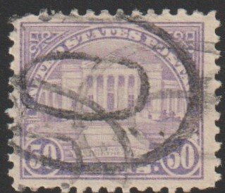 SC# 570 - (50) -  Arlington Ampitheater, pf 11, Used Single