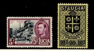 St. Lucia #124-125  Multiple