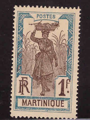 Martinique Scott 93 Mint No Gum 1 Fr stamp