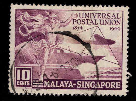 Singapore  Scott 23 Used UPU stamp