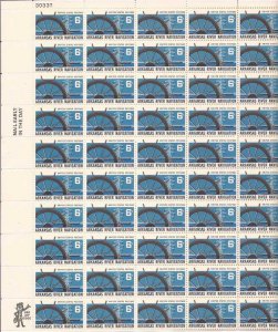 US Stamp - 1968 Arkansas River Navigation - 50 Stamp Sheet #1358
