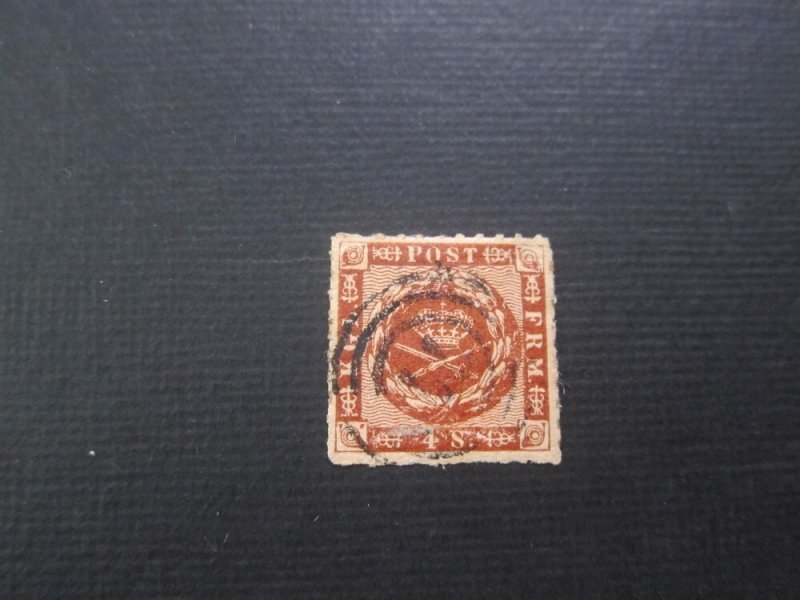 Denmark 1863 Sc 9 FU