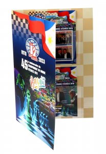 2023 CENTRAL AFRICAN REP. 45th anniversary of the 1978 World Chess Championship.