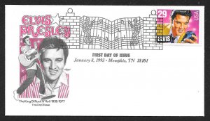 UNITED STATES FDC 29¢ Elvis Presley 1993 Artmaster