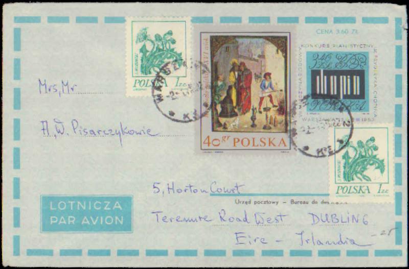 Poland, Postal Stationery, Flowers