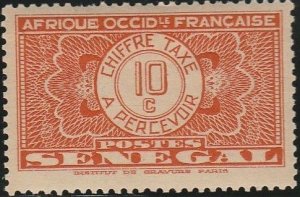 Senegal, #J23  Mint Hinged From 1935