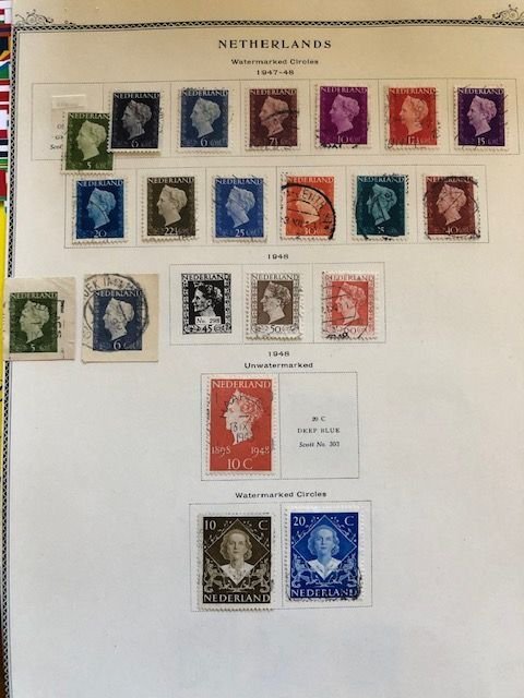 Netherlands 1930 to 1960 - 10 Scans