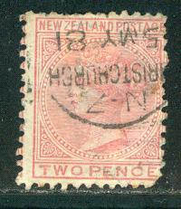 New Zealand Scott # 52, used, perf 12