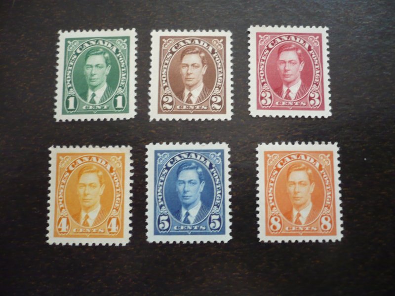 Stamps - Canada - Scott# 231-236 - Mint Hinged Set of 6 Stamps