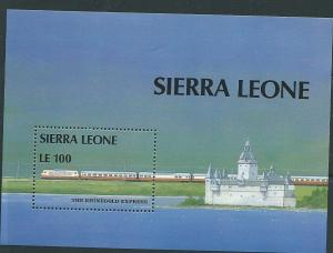 Sierra Leone #898A The Rhinehold Express Souvenir Sheet (MNH