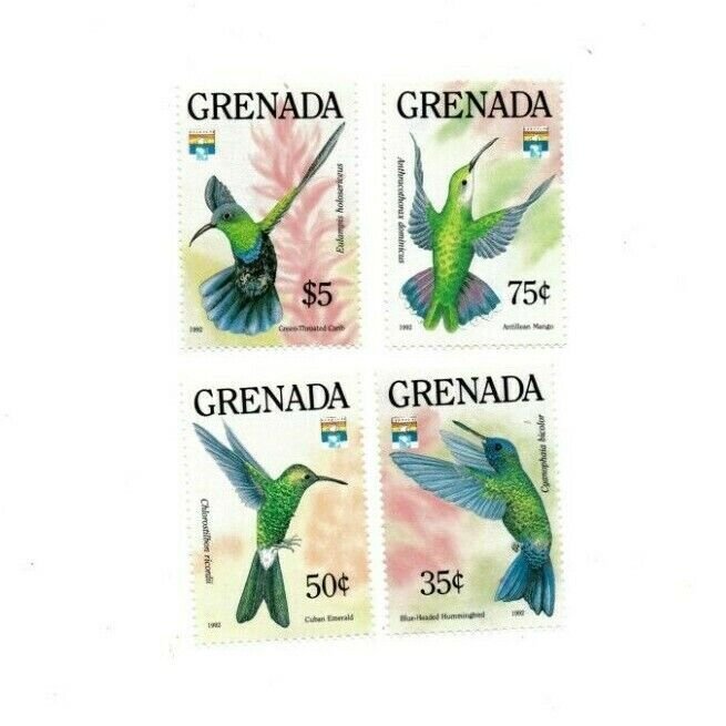 Grenada - 1992 - Hummingbirds - Set Of 4 Stamps - MNH