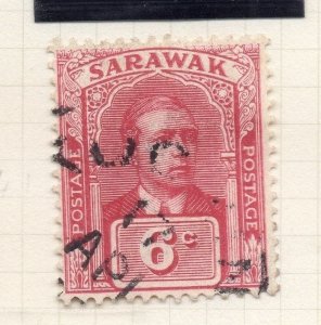 Sarawak 1928 Early Issue Fine Used 6c. 280367