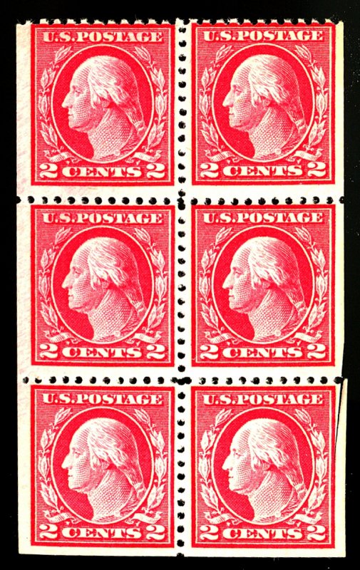 U.S. #499e MINT BOOKLET PANE OF 6 OG NH