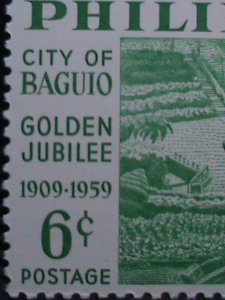 PHILIPPINES -1959-SC#805- 50TH ANNIVERSARY OF BAGUIRO CITY-MNH -BLOCK- VF