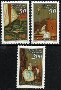 Liechtenstein Sc #898-900 MNH