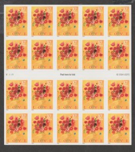 U.S. Scott Scott #3898a Love Stamps - Mint NH Booklet Pane