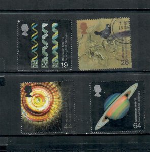 G.B 1999 COMMEMORATIVES  SET THE SCIENTIST'S TALE USED h 211221