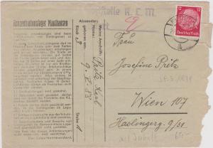 1939 Germany Letter and Cover Mauthausen Concentration Camp KZ Karl Pritz