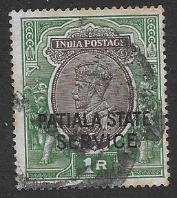 India-Patiala Scott O49  Used